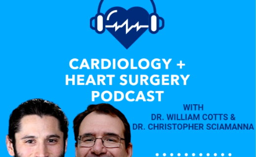 Cover for the Becker's Healthcare Podcast episode with Dr. William Cotts & Dr. Christopher Sciamanna